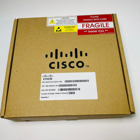 New Cisco 15216-FLD-4-58.9 ONS 4-Channel OADM Module
