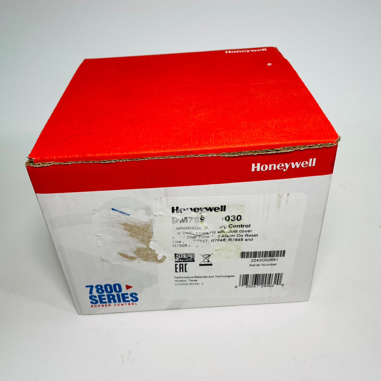 New Honeywell RM7890 B 1030 / RM7890B1030 Burner Control